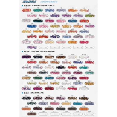 Sequins color chart 3