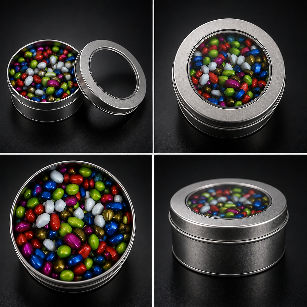 Rainbow magnetic beans