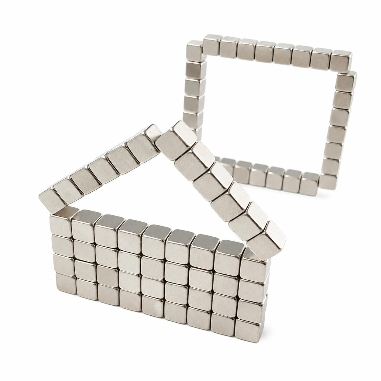 Flexible block magnet assembly