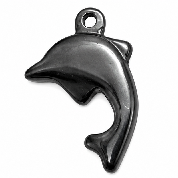 Black hematite dolphin shape products