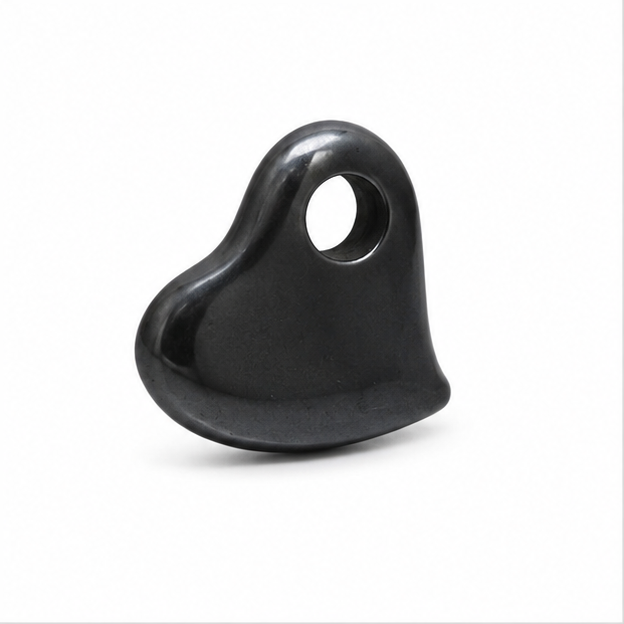 Black hematite heart variant