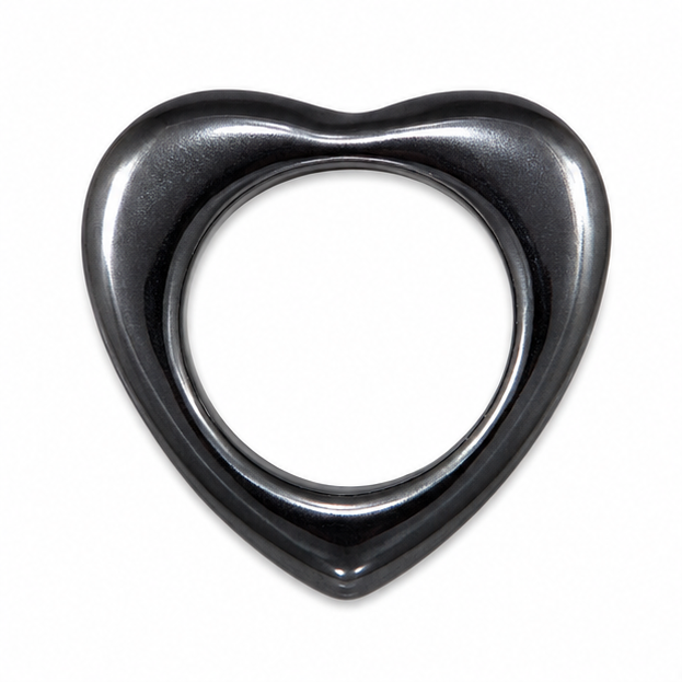 Black hematite heart variant