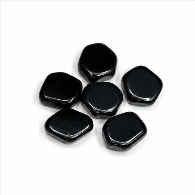 Black hematite irregular shape products