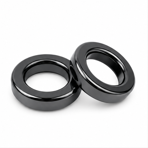Black hematite ring shape products