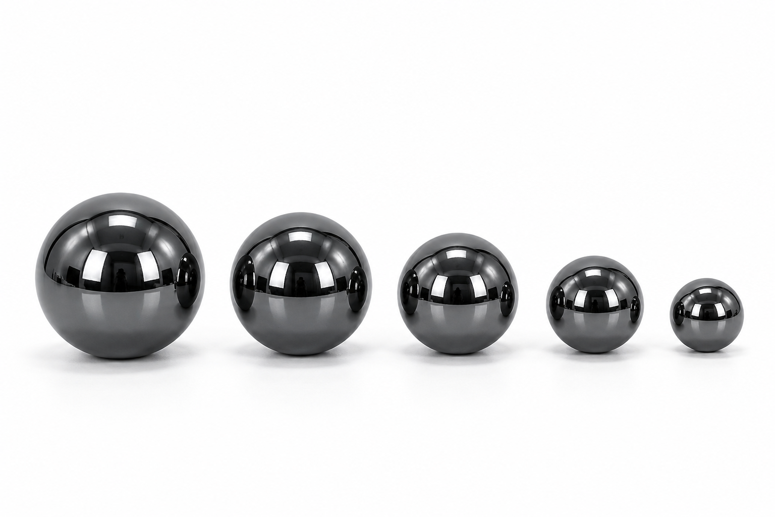 Black hematite round ball products