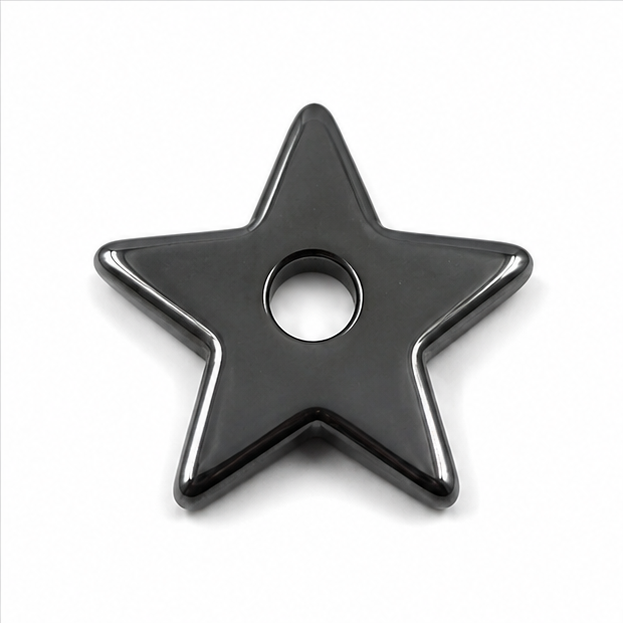 Black hematite star variant