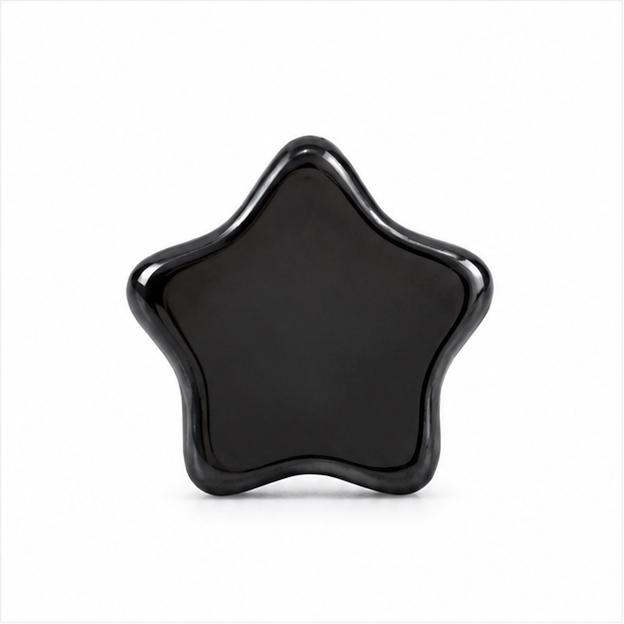 Black hematite star variant