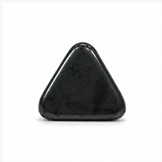 Black hematite triangle shape products
