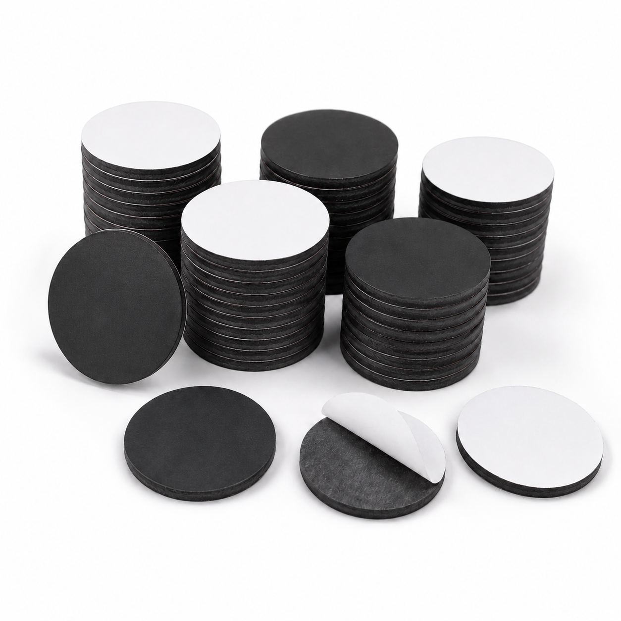 Rubber magnet discs