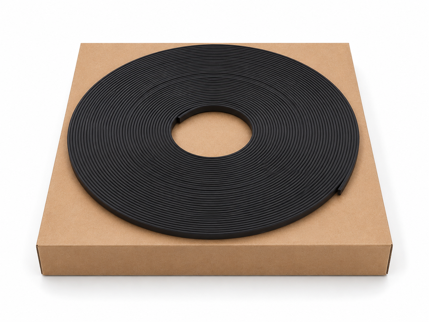 Non adhesive rubber magnet strip